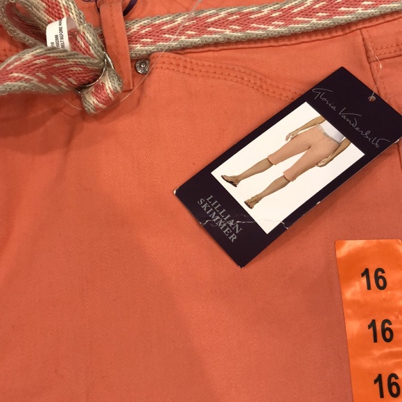 Gloria Vanderbilt Lillian belted skimmer pants - Picture 2 of 4